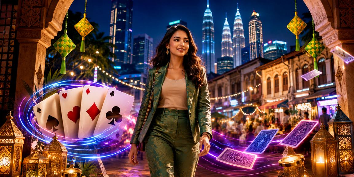Suasana meriah Hari Raya dengan aktiviti pertaruhan dalam talian di Kuala Lumpur